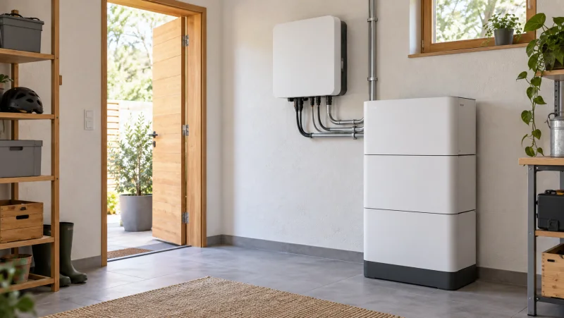 Moderne Speichertechnik im Haus